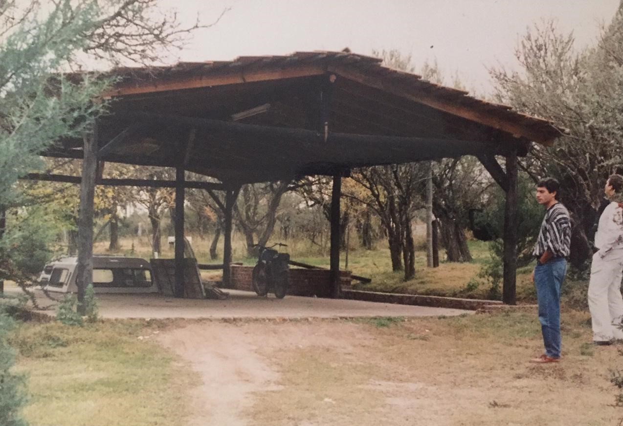 Estructura de sanitarios en obra
